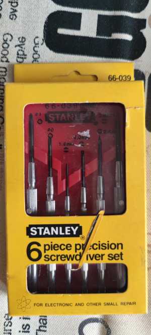 Набор часовых отвёрток Stanley 66-039