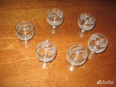 Рюмки хрустальные