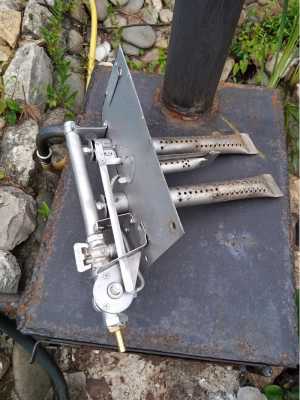 Печь 6мм толщина стенок. Насос +газовая горелка для бассейна