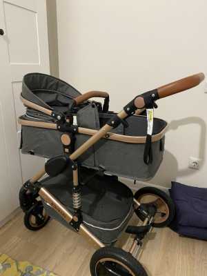 Коляска 3 в 1 BibiKids с автокреслом 0+