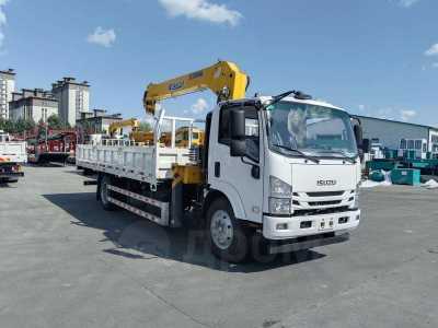 Манипулятор бортовойшасси ISUZU 4x2, КМУ XCMG 5 тонн с 4-секционной стрелой