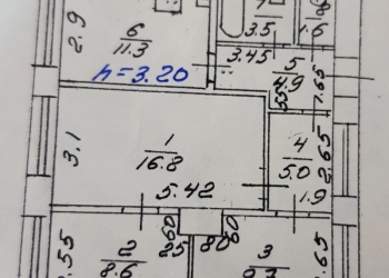 3-к квартира, 61 м2, 1/5 эт.