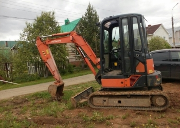 Услуги миниэкскаватора НITACHI ZX 35U.