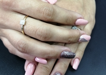 Маникюр +педикюр. Наращивание.