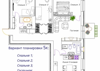 4-5К. 8 окон.Двор без машин.