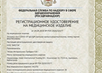 Тест на вирус-высокоточный. Нидерланды