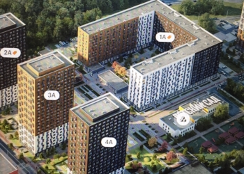 1-к Квартира в парке, 34 м2, 4/12 эт.