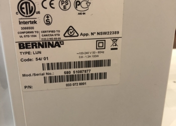 Швейная машина bernina 580