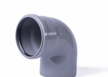 Отвод канализационный 90 мм.