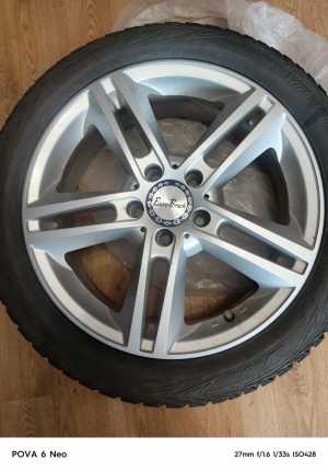 Диски с резиной R17 5*112 Euroforsch+Nexen