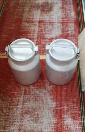 2 алюминиевых бидона