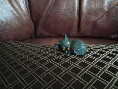 Статуэтка кота из лавы Этны