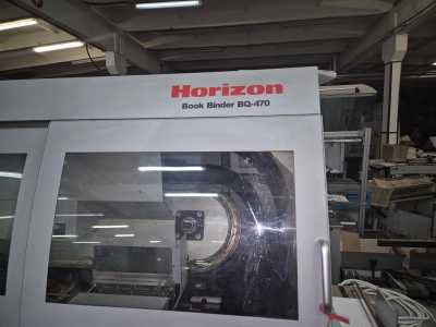 Horizon BQ-470, 4 каретки, горячий клей, боковая промазка. Horizon BQ-470 про
