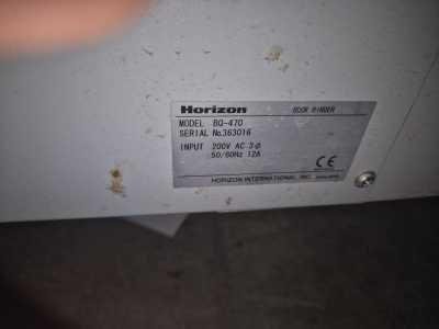 Horizon BQ-470, 4 каретки, горячий клей, боковая промазка. Horizon BQ-470 про