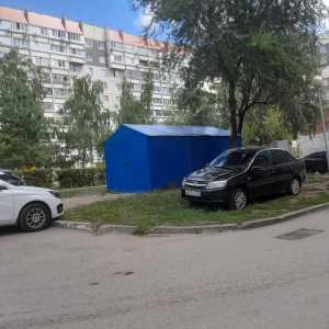 Железный гараж