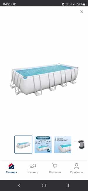 Бассейн каркасный Bestway