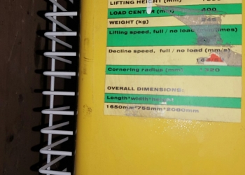 Штабелер гидравлический unilift 1500