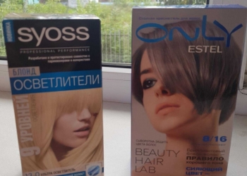 Краска и осветлители новые