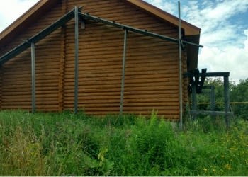 Продам участок со строящимся домом