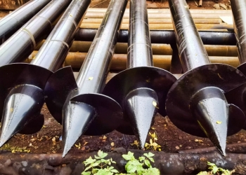 Винтовые сваи D 325, L 9500