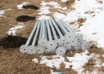 Винтовые сваи D 57, L 10000