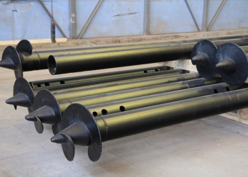 Винтовые сваи D 159, L 7000