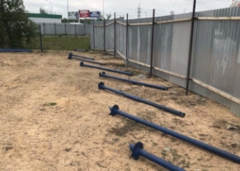 Винтовые сваи D 325, L 8000