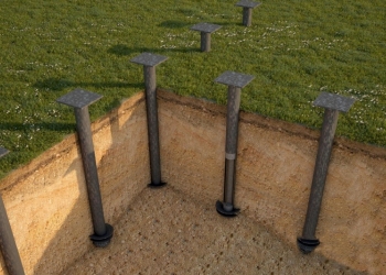 Винтовые сваи D 76, L 2200