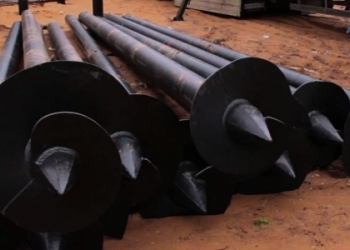 Винтовые сваи D 159, L 1600