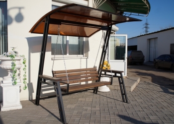 Качели садовые 2,0*1,5м h-2,1 м