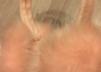 Меховые наушники