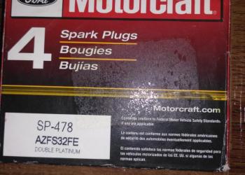    Motocraft sp-478 azfs 32fe platinum