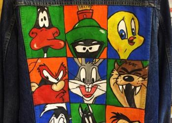 Услуга авторских рисунков на куртках