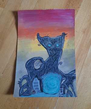 Картина акрилом