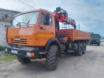 КМУ ИНМАН ИТ 150 на базе КАМАЗ 43118.