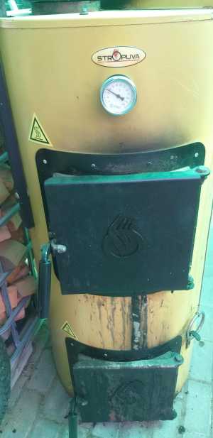 Котел твердотопливный перолизный Стропово-8