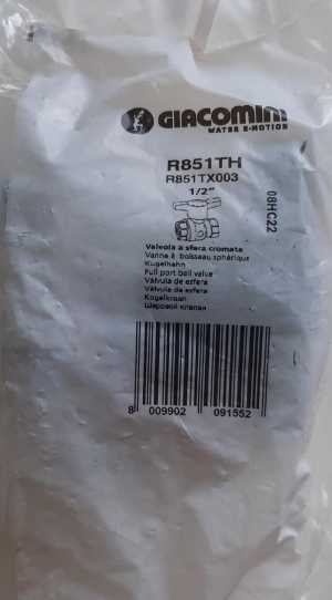 Кран шаровый giacomini r951th