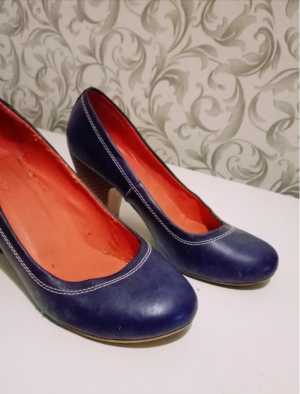 Туфли синие