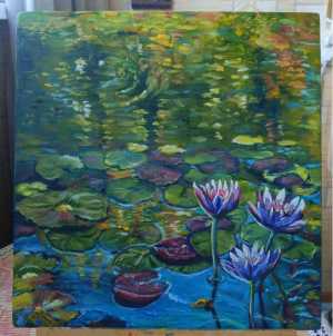 "Кувшинки" картина