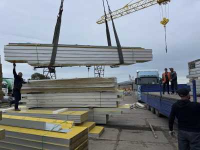 Продам сэндвич панели минеральная вата 150 мм