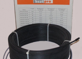 Теплый пол, обогрев кровли и труб Heat-pro