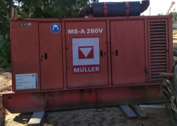 Вибропогружатель шпунта MULLER MS16HFV с подающей станцией