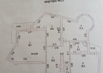 3-к квартира, 129 м2, 2/9 эт.