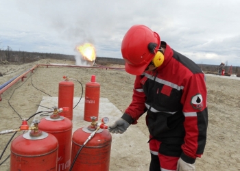 Горелка для сжигания нефти