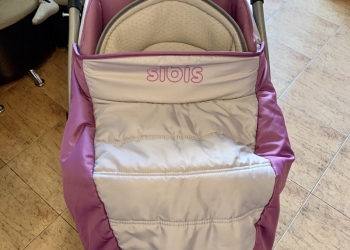 Универсальная коляска Rudis Sibis Natural 3 в 1 Light grey lilac