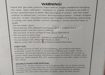 Баллон с фреоном весом 11,3 кг