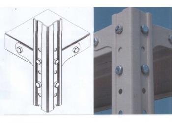 Полки и стойки для стеллажа металлического