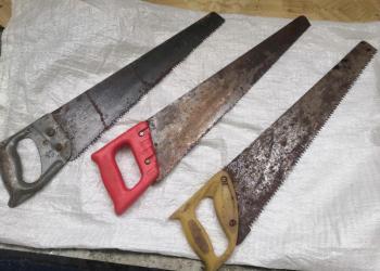 Пила ручная, нажовка по дереву