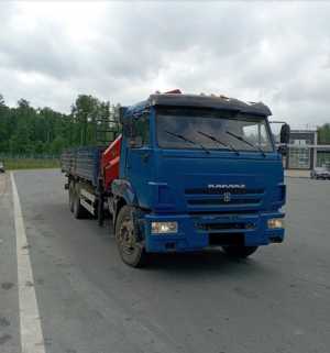 Автомобиль КАМАЗ 65117-N3 с КМУ