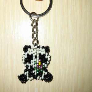 Брелок из бисера "Панда"